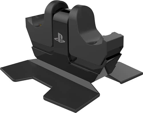 PowerA - DUALSHOCK 4 Charging Station for PlayStation 4 - Black - Larger Front
