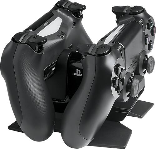 PowerA - DUALSHOCK 4 Charging Station for PlayStation 4 - Black - Alternate View 1