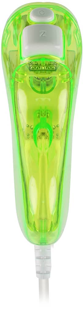 PDP - Rock Candy Light Chuck Controller for Nintendo Wii - Green - Back Zoom