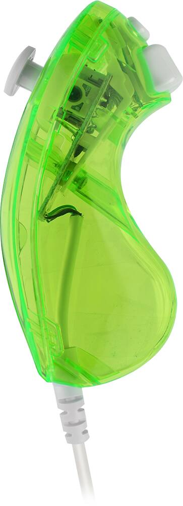 PDP - Rock Candy Light Chuck Controller for Nintendo Wii - Green - Angle Zoom