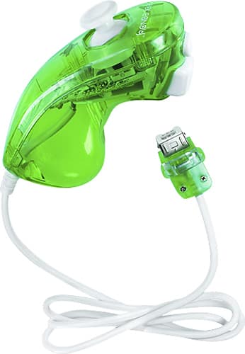 PDP - Rock Candy Light Chuck Controller for Nintendo Wii - Green - Alternate View 11
