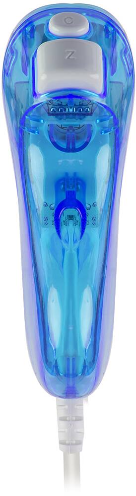 PDP - Rock Candy Light Chuck Controller for Nintendo Wii - Blue - Back Zoom