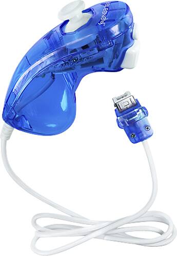 PDP - Rock Candy Light Chuck Controller for Nintendo Wii - Blue - Alternate View 11