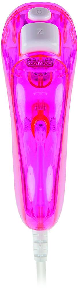 PDP - Rock Candy Light Chuck Controller for Nintendo Wii - Pink - Back Zoom