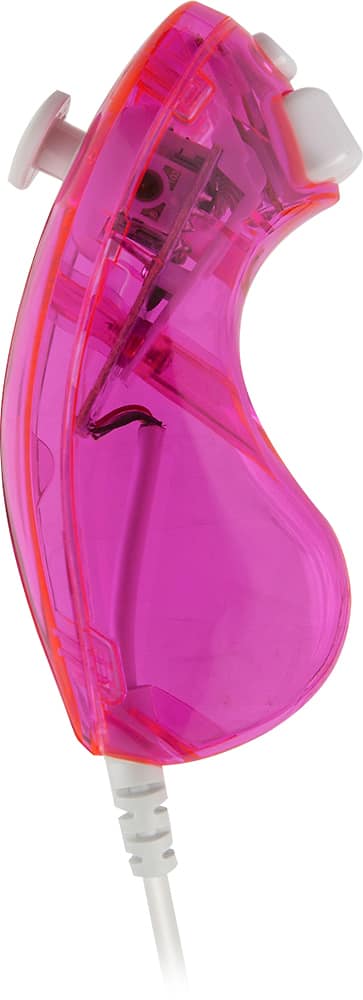 PDP - Rock Candy Light Chuck Controller for Nintendo Wii - Pink - Angle Zoom