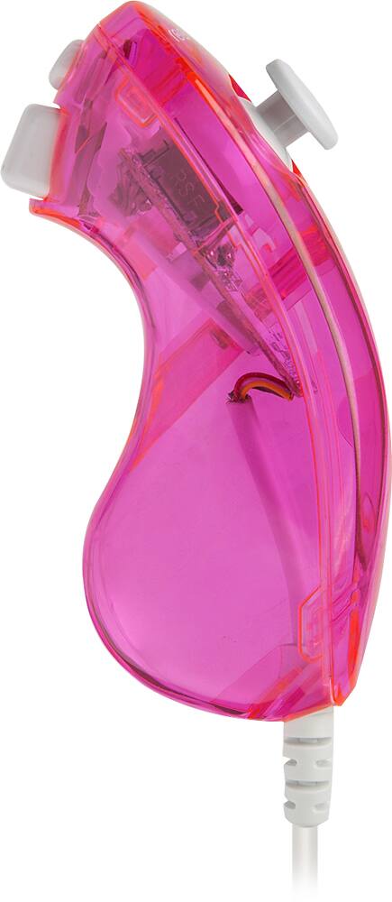 PDP - Rock Candy Light Chuck Controller for Nintendo Wii - Pink - Left Zoom