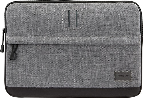 Targus - Strata Chromebook Sleeve - Gray - Larger Front
