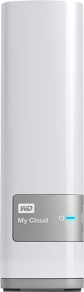 WD - My Cloud 3TB External Hard Drive (NAS) - White - Front Zoom