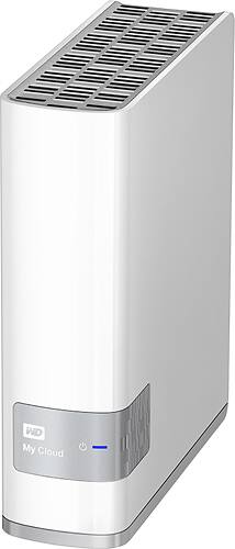 WD - My Cloud 3TB External Hard Drive (NAS) - White - Alternate View 15