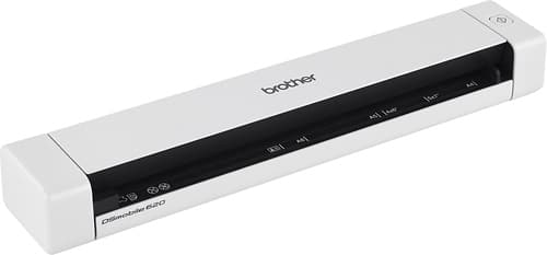 Brother - DS-620 Mobile Color Page Scanner - White - Alternate View 1