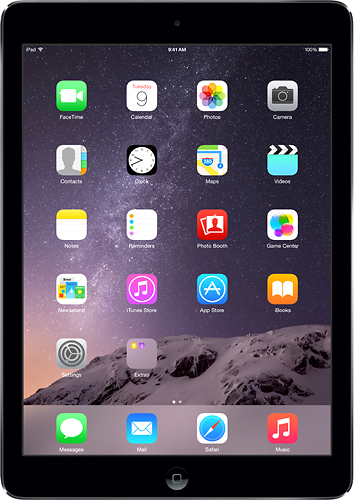 Apple MD786LL/A iPad Air 9.7" 32GB Wi-Fi Tablet (5th Gen) - Space Gray / White