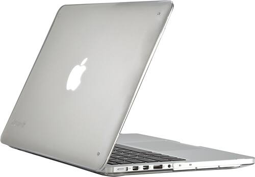 Speck - SeeThru Glossy Case for 13" Apple® MacBook® Pro with Retina - Clear - Larger Front