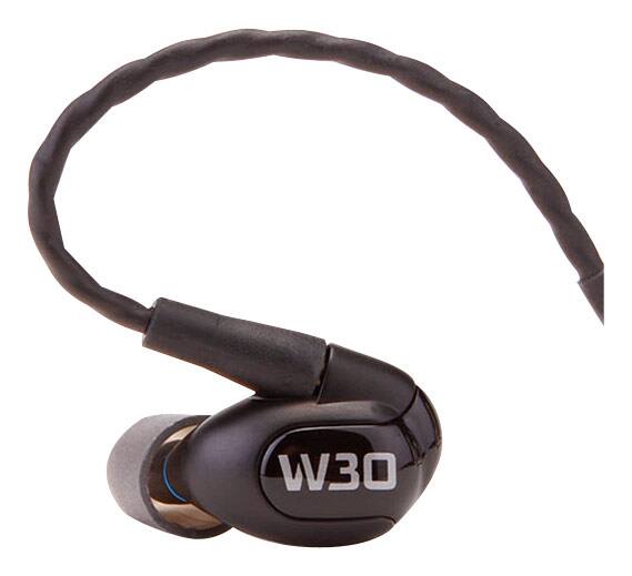 Westone - W30 Earbud Headphones - Black - Larger Front