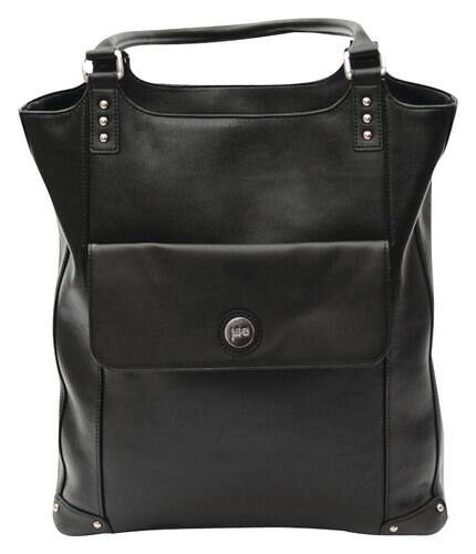 Jill-e - Laptop Tote - Black - Larger Front