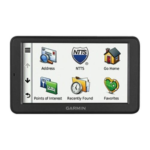 Garmin - dezl 5 Widescreen GPS Navigation w/ Lifetime Maps & Traffic Updates, Bluetooth - Black - Larger Front