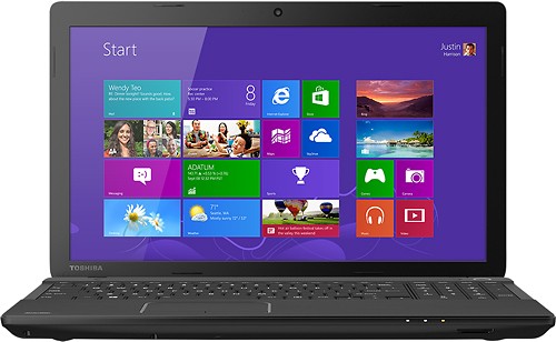 Toshiba Satellite C55T-A5314 15.6" Touchscreen Laptop with Intel Core i3-3120M / 4GB / 750GB / Win 8