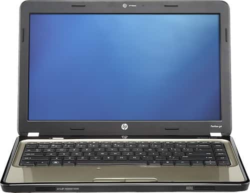 HP - Laptop / AMD Athlon™ II Processor / 14" Display / 3GB Memory / 320GB Hard Drive - Pewter - Larger Front