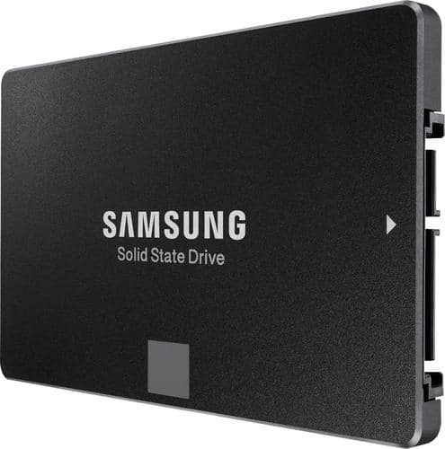 Samsung - 850 EVO 1TB Internal SATA III Solid State Drive - Black - Larger Front