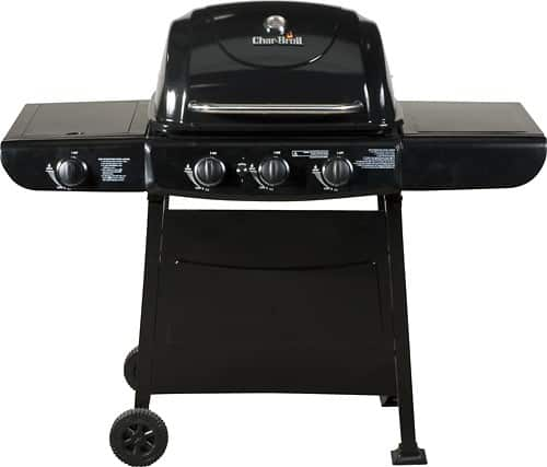 Char-Broil 463722314 3-Burner Propane Gas Grill with Side Burner