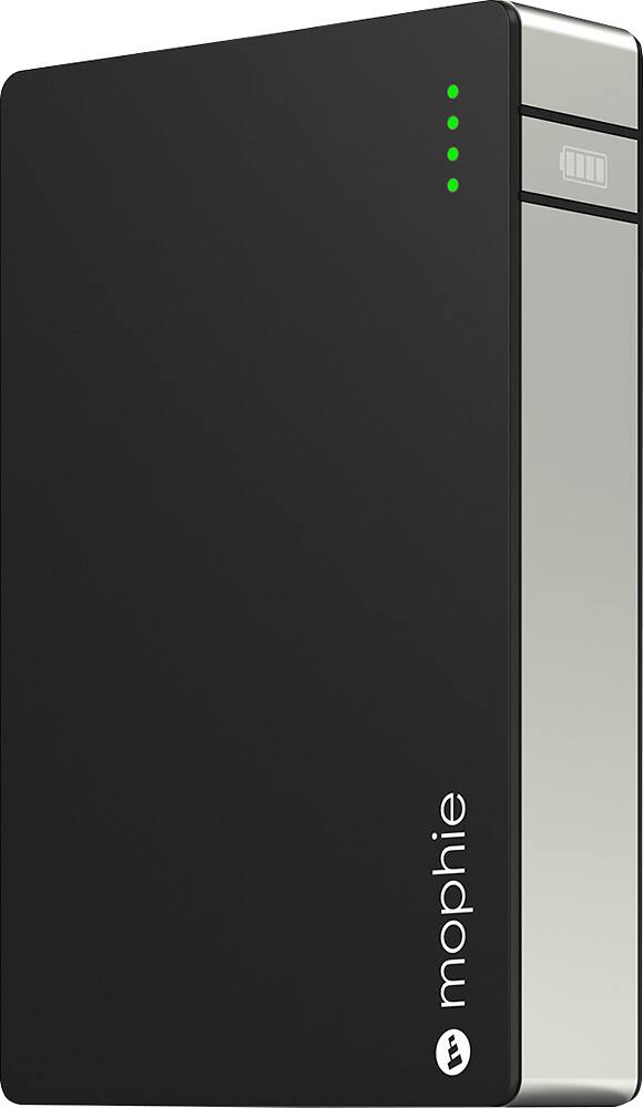 mophie - powerstation XL External Battery Pack Charger - Black - Angle Zoom