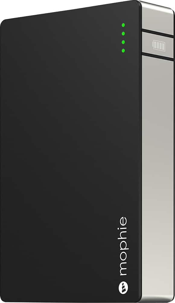 mophie - powerstation XL External Battery Pack Charger - Black - Angle Zoom