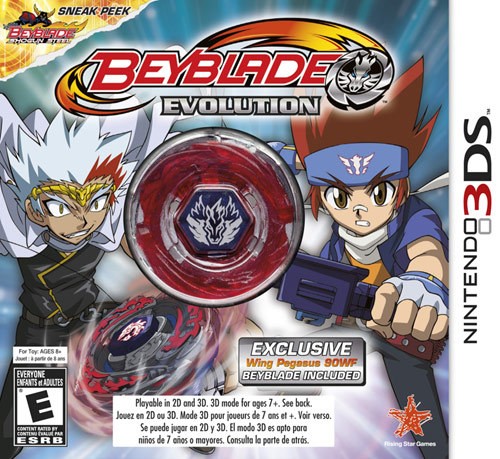 Beyblade Evolution Collectors Edition with Wing Pegasus Nintendo 3DS Game by Rising Star Games