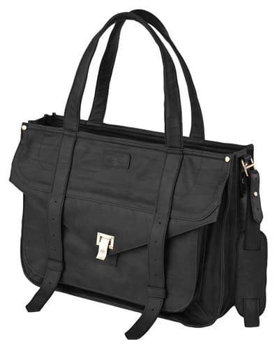 Francine Collections - Mercer Street Laptop Case for 15" Apple® MacBook® Pro - Black - Larger Front