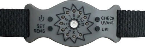 SunFriend - UV Tracker - Gray/Black - Larger Front