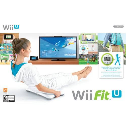 Wii Fit U with Wii Balance Board accessory and Fit Meter