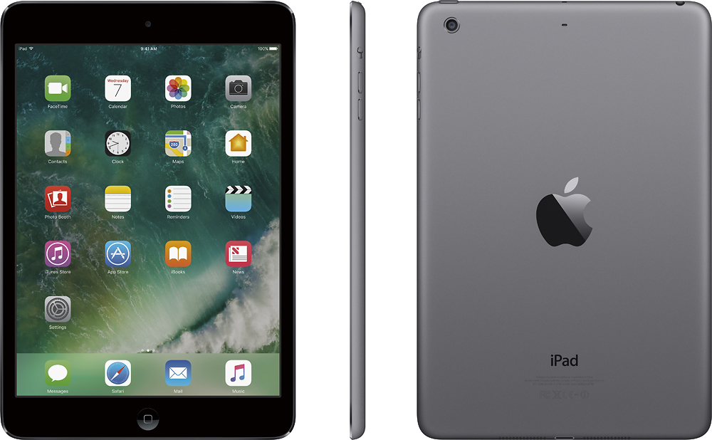 Apple - iPad® mini 2 with Wi-Fi - 32GB - Space Gray - AlternateView11 Zoom