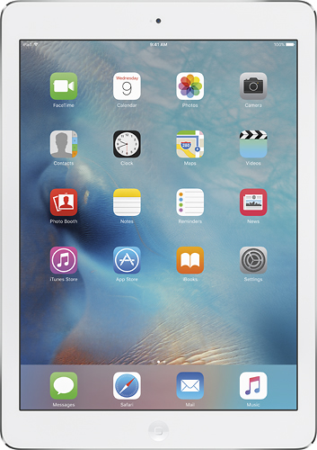 Apple® - iPad® Air with Wi-Fi - 16GB - Silver - Larger Front