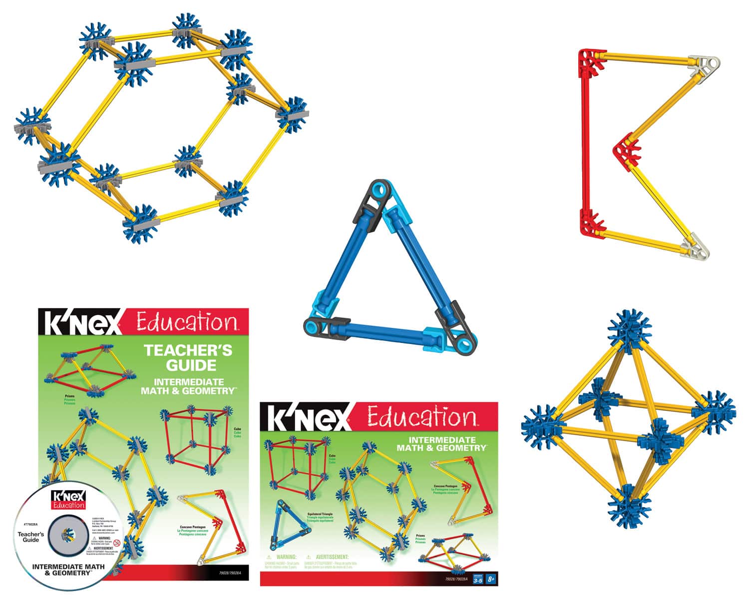 K'NEX - Education Intermediate Math and Geometry Building Set - Multi - Larger Front