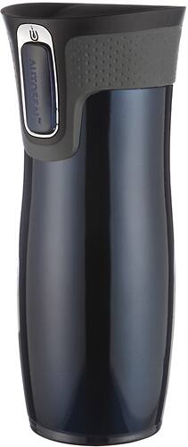 Contigo - 16-Oz. AUTOSEAL West Loop Stainless Travel Mug with Open-Access Lid - Midnight Blue - Angle