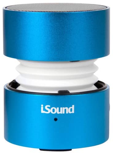 iSound - Fire Glow Portable Speaker - Blue - Larger Front