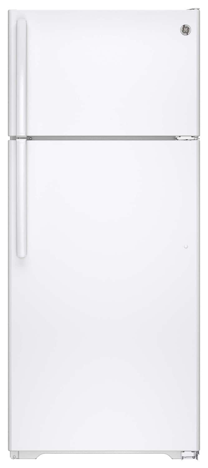 Best Buy Ge Cu Ft Frost Free Top Freezer Refrigerator Gte Gthww