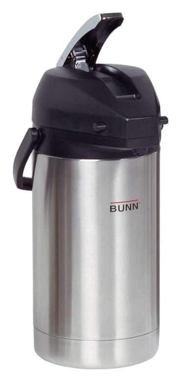 BUNN - 2-1/2L Commercial Airpot - Stainless-Steel - Angle