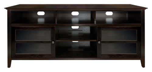 Bell'O - A/V Cabinet for Most Flat-Panel TVs Up to 65" - Brown - Larger Front