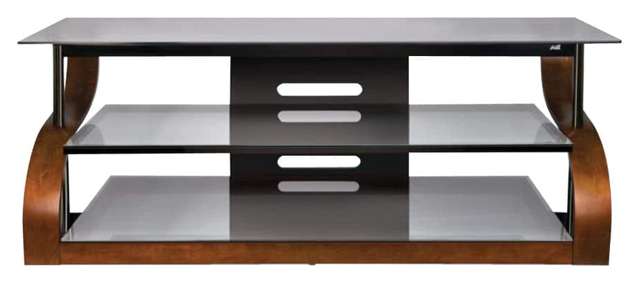 Bell'O - A/V System for Most TVs Up to 73" - Espresso - Larger Front