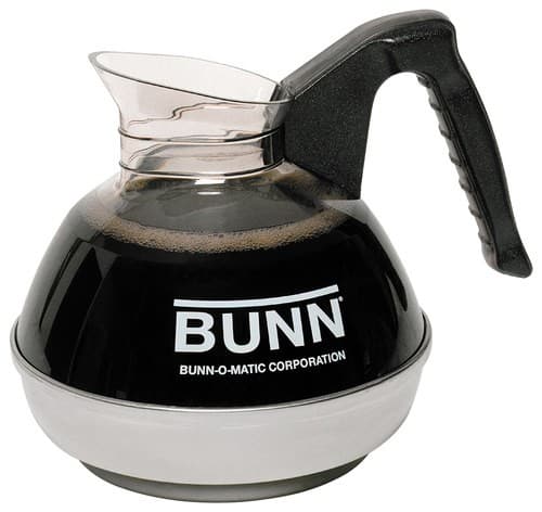 BUNN - 12-Cup Commercial Coffee Decanter - Black - Larger Front