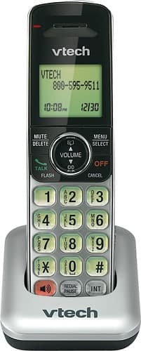 VTech - DECT 6.0 Cordless Expansion Handset for Select VTech Expandable Phone Systems - Larger Front