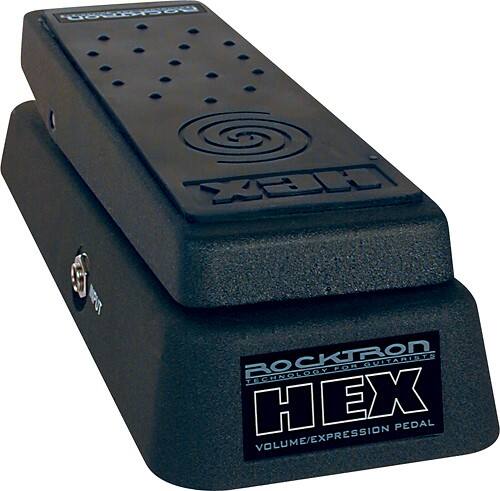 Rocktron - Hex Expression Volume Pedal for Electric Guitar - Black - Angle