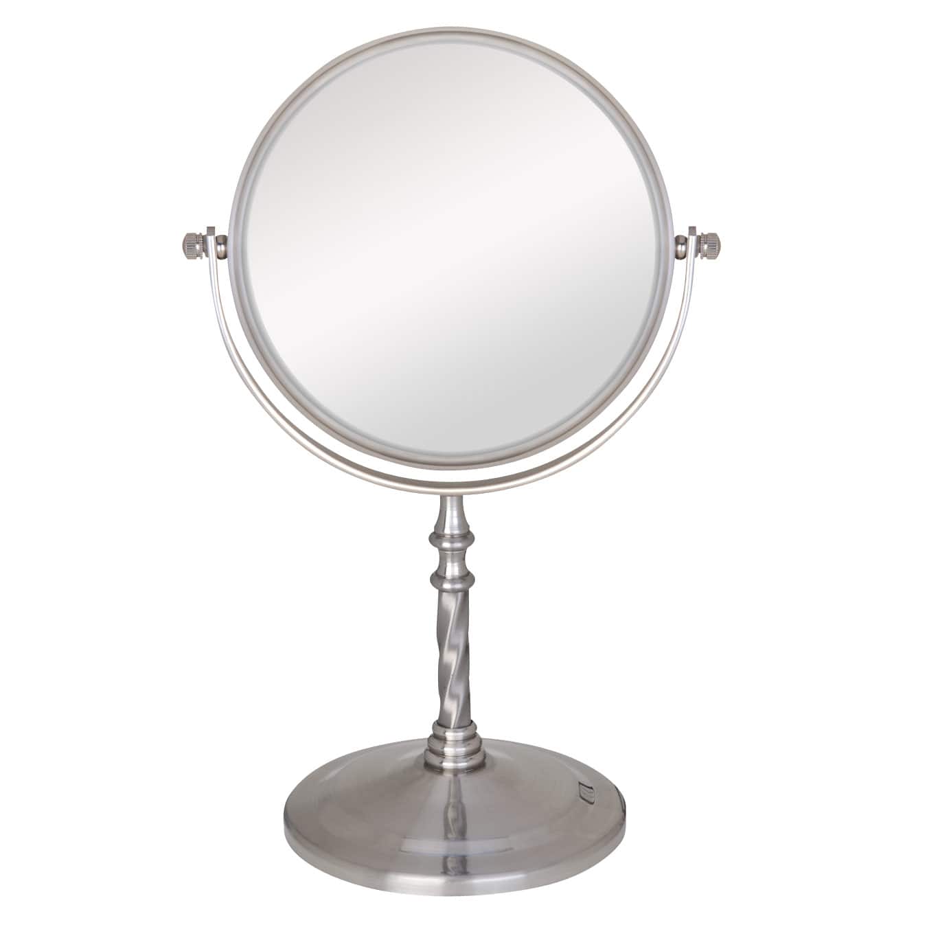 Zadro - 2-Sided Swivel Vanity Mirror - Silver - Angle