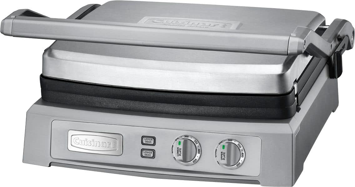 Cuisinart - Griddler Deluxe - Brushed Stainless Steel - Alternate View 13