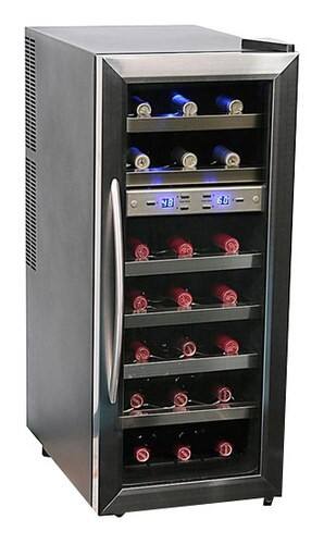 Whynter WC-211DZ 21-Bottle Wine Cooler Stainless-Steel