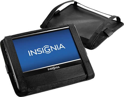 Insignia™ - 9" Dual TFT-LCD Portable DVD Player - Black - Alternate View 6