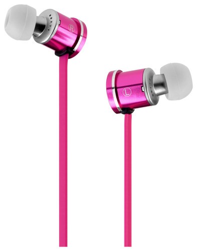 Velodyne vPulse In-Ear Headphones with Inline Microphone (Pink)