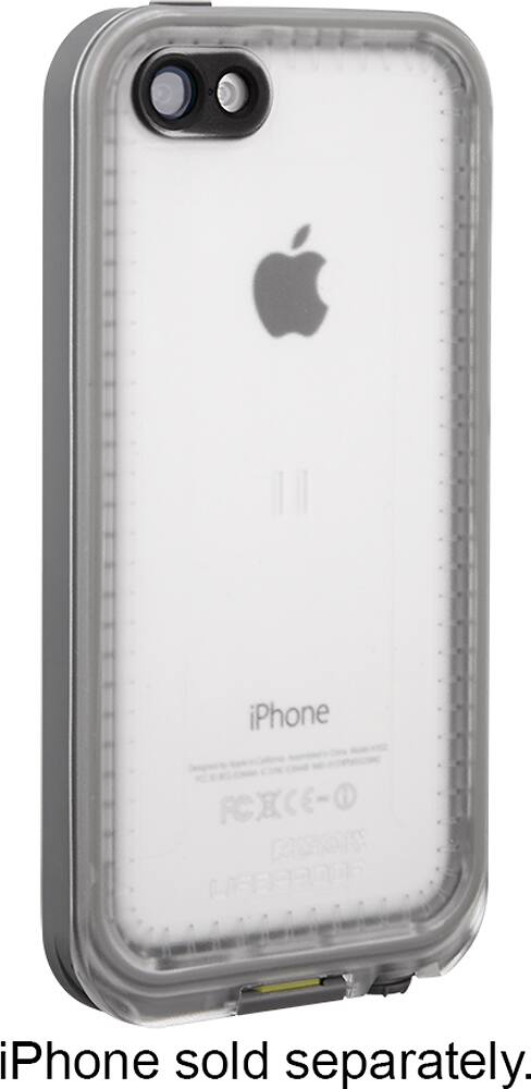 LifeProof - fre Case for Apple® iPhone® 5c - White - Angle Zoom