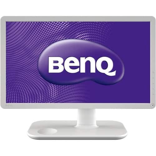 BenQ - 21.5" LCD Monitor - White - Larger Front