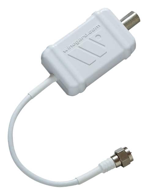 Winegard - Boost Ultralow Noise TV Antenna Amplifier - White - Larger Front