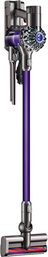Dyson - DC59 Animal Bagless Cordless Stick Vacuum - Nickel/Red/Purple - Alternate View 6